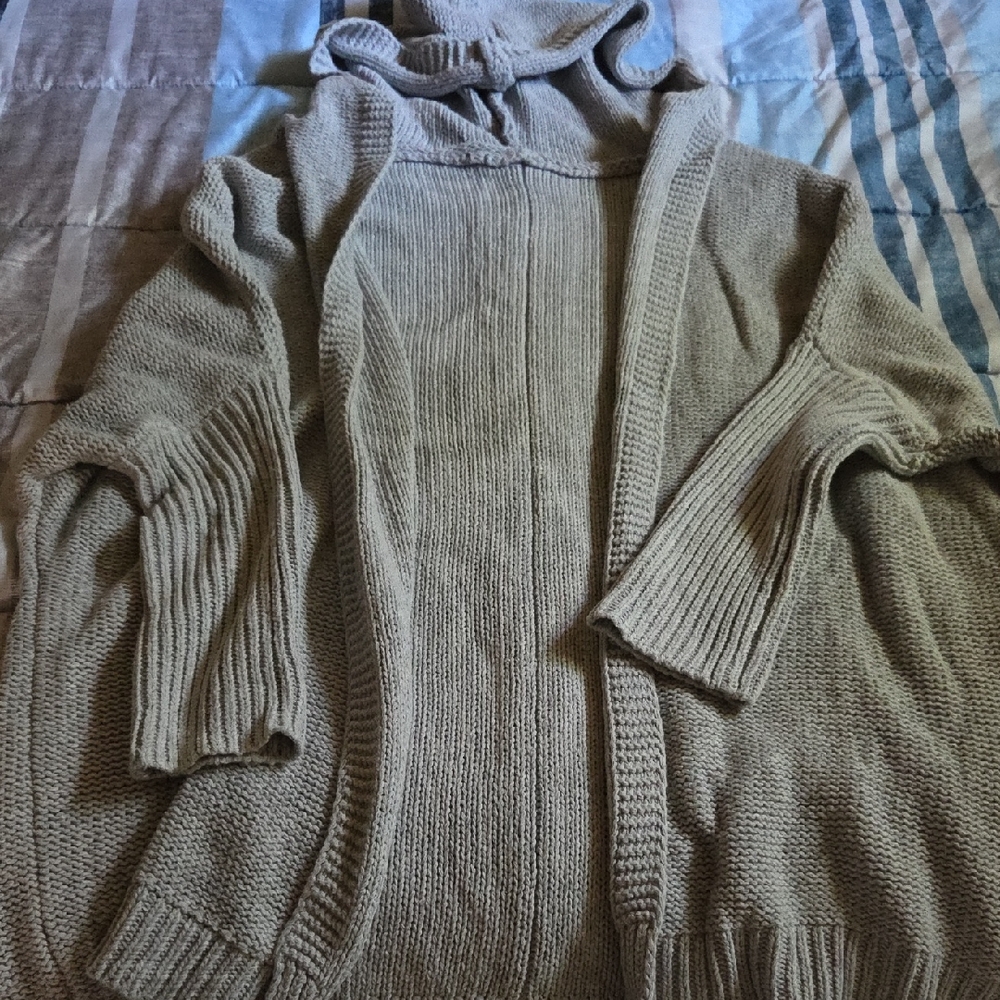 Cozy Tan Knit Cardigan